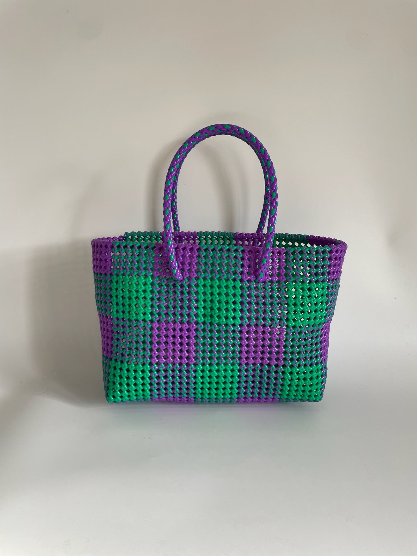 N°1L - SAC COLORE - GRAND - vert & violet