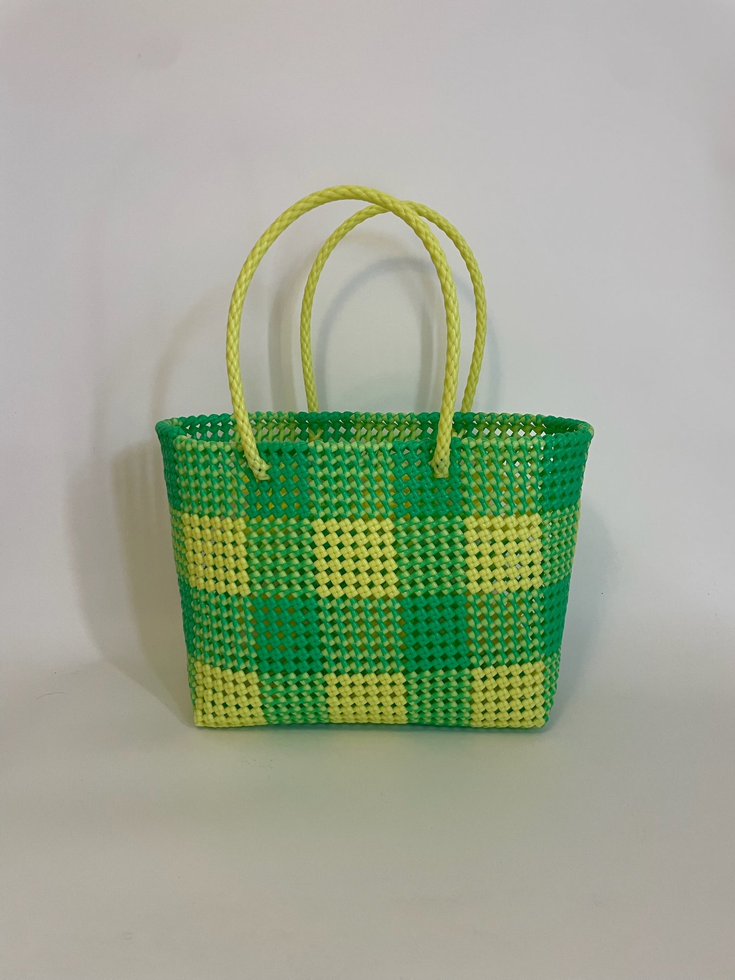 N°30L - SAC COLORÉ - GRAND - jaune & vert