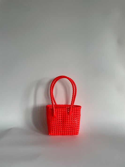 N°197XS - SAC COLORÉ - MINI - orange fluo