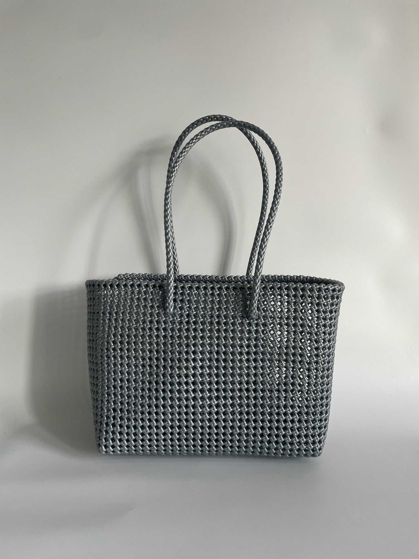 N°138L - SAC COLORÉ - GRAND - argenté