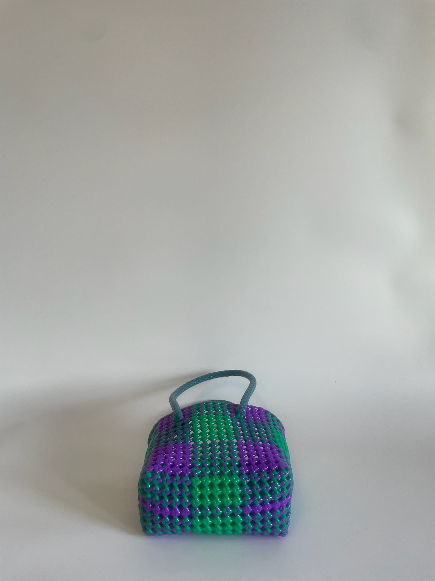 N°1XS - SAC COLORÉ - MINI - vert & violet