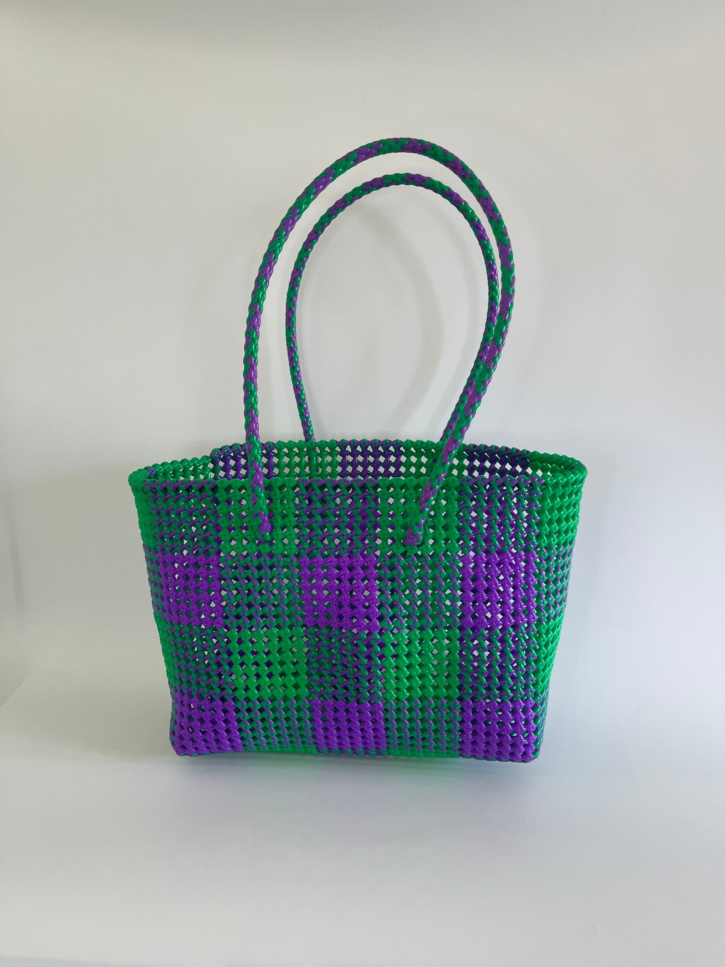 N°1L - SAC COLORE - GRAND - vert & violet