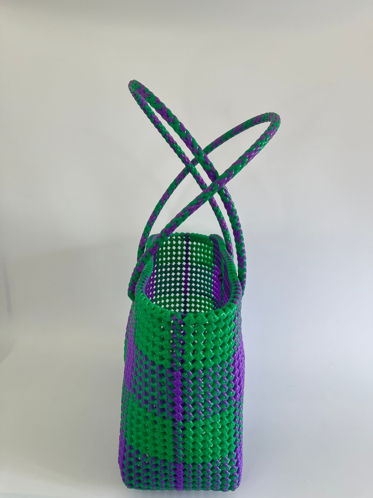 N°1L - SAC COLORE - GRAND - vert & violet