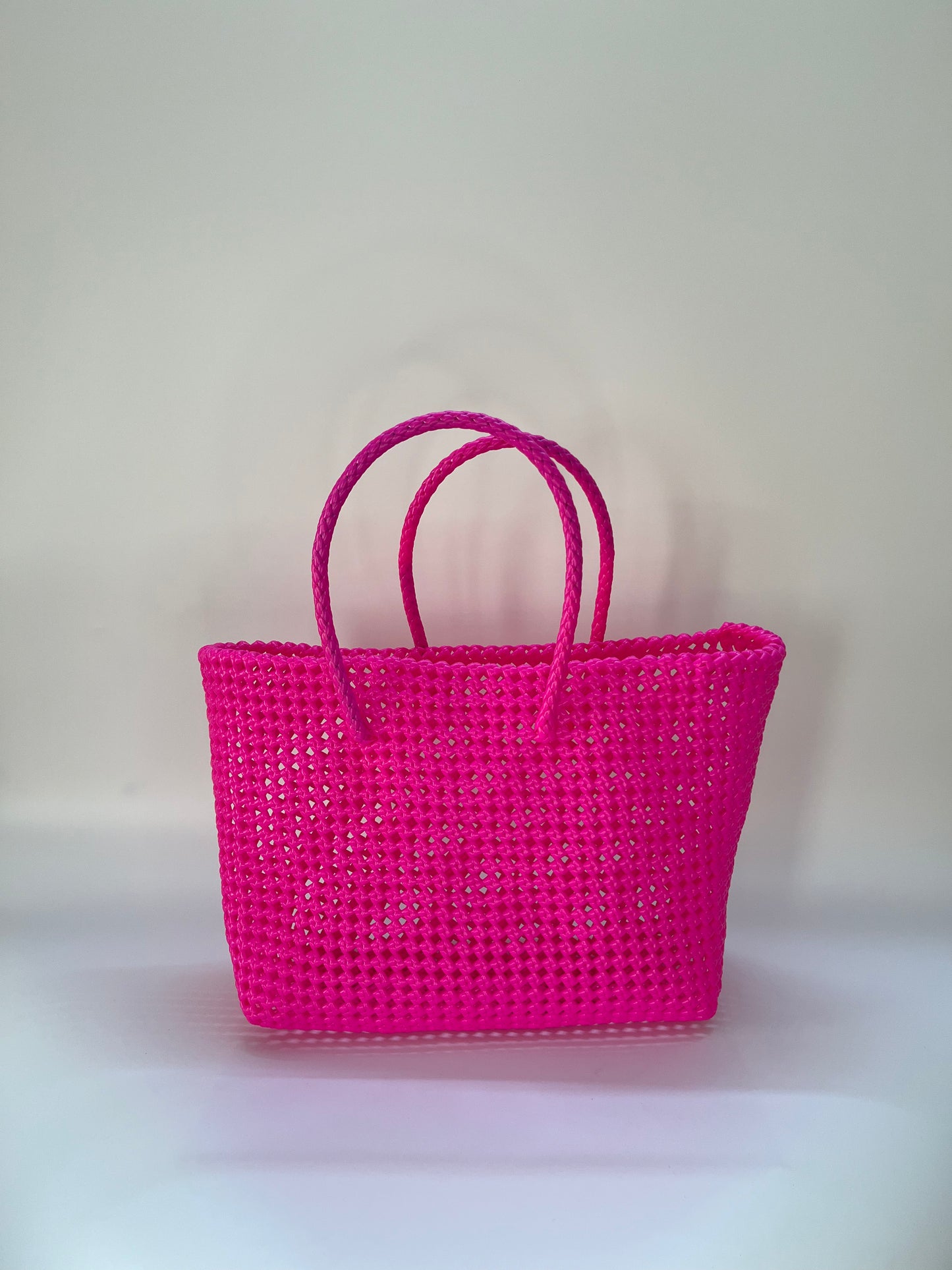 N°38L - SAC COLORÉ - GRAND - rose fluo