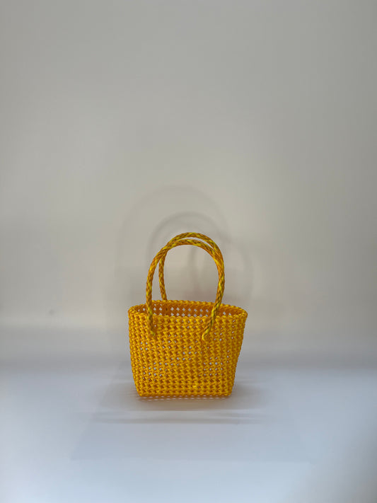 N°205XS - SAC COLORÉ - MINI - doré & jaune