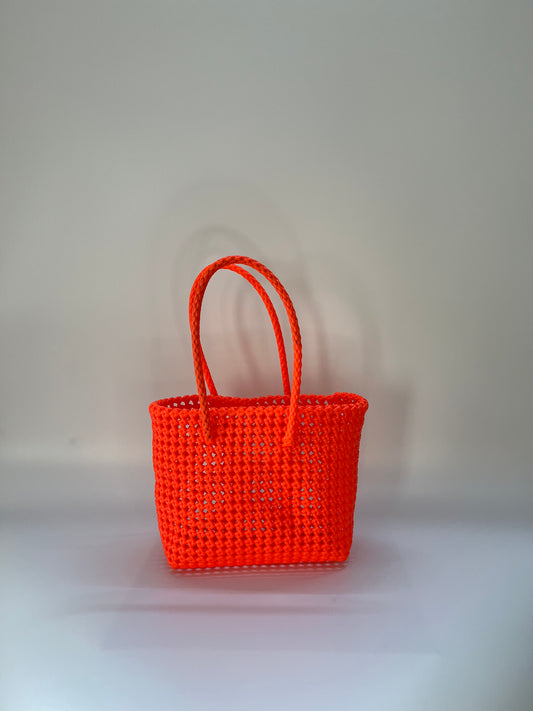 N°197S - SAC COLORÉ - PETIT - orange fluo