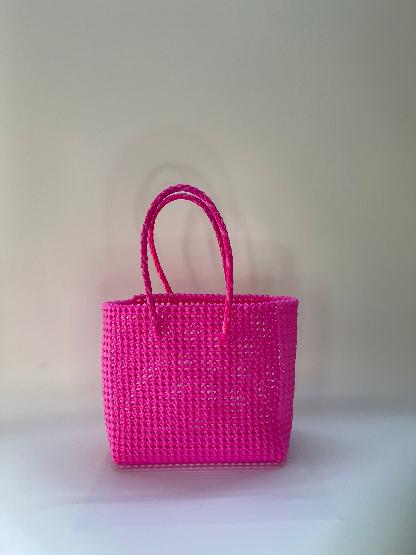 N°38M - SAC COLORÉ - MOYEN - rose fluo