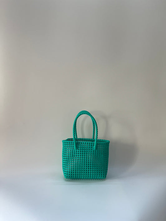 N°46S - SAC COLORÉ - PETIT - turquoise