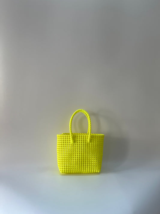 N°40S - SAC COLORÉ - PETIT - jaune fluo