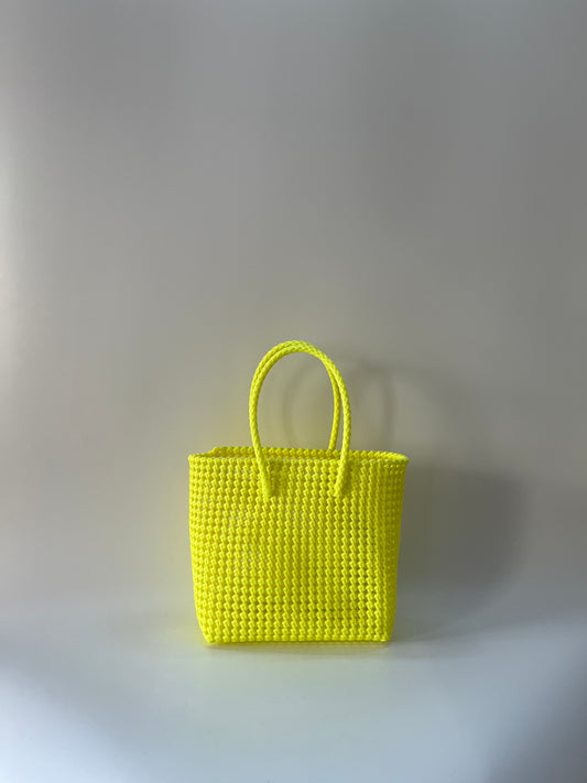 N°40M - SAC COLORÉ - MOYEN - jaune fluo