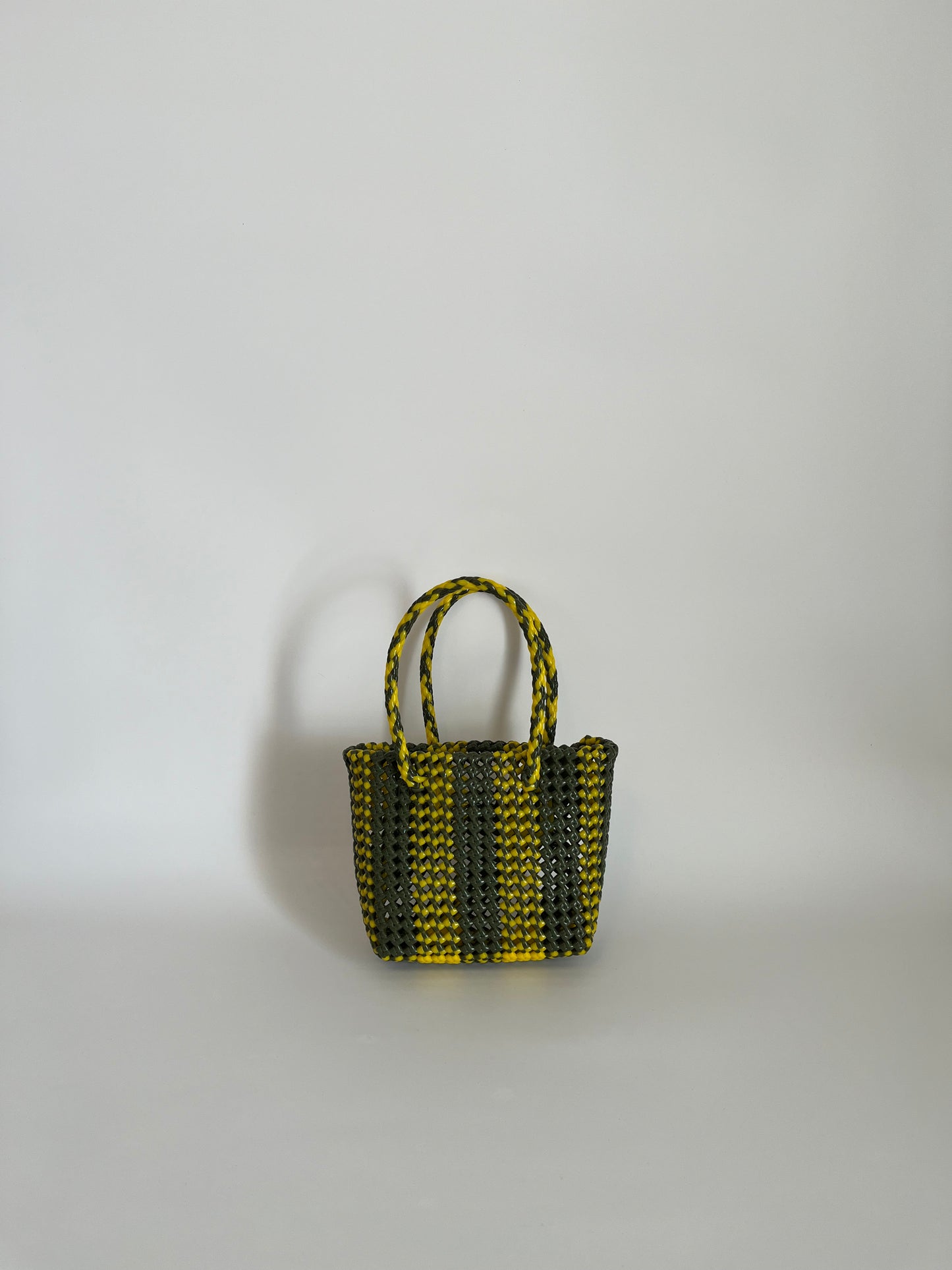 N°69XS bis - SAC COLORÉ - MINI - kaki & jaune