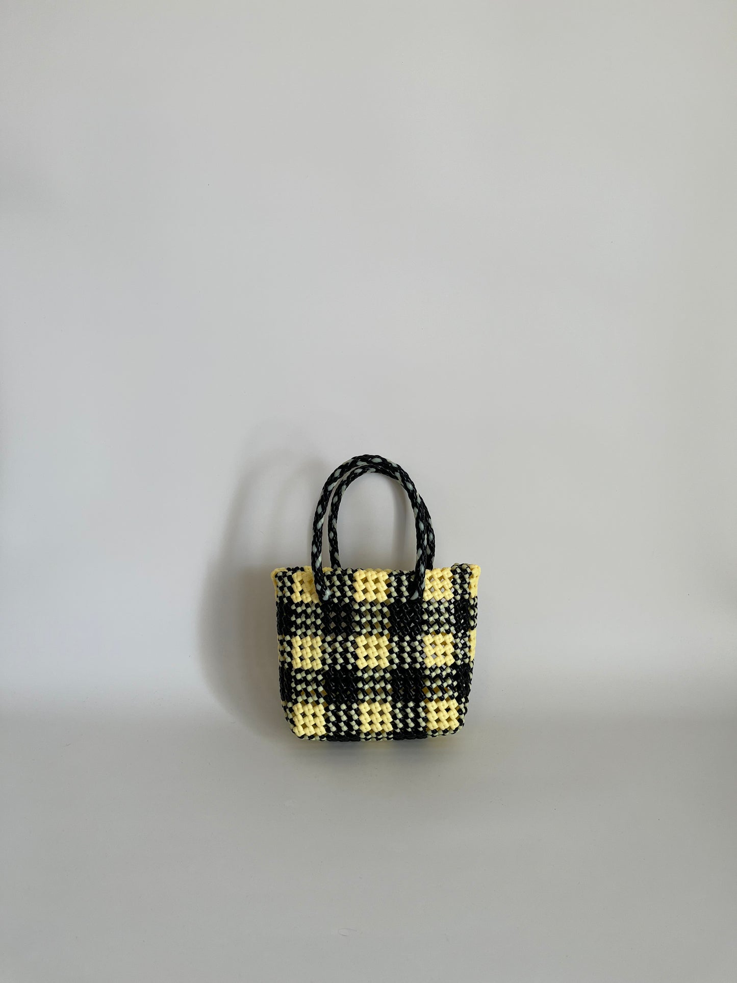 N°36XS - SAC COLORÉ - MINI - noir & crème